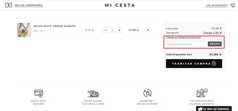 valentina codigo descuento